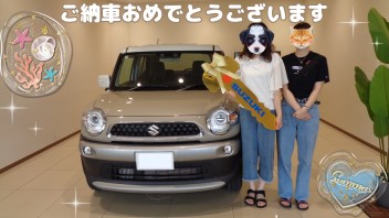 ご納車誠におめでとうございます☆クロスビー★